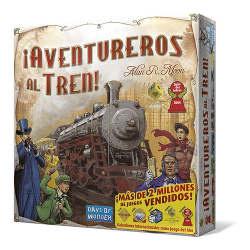 Asmodee - Aventureros Al Tren America En Castellano Febo