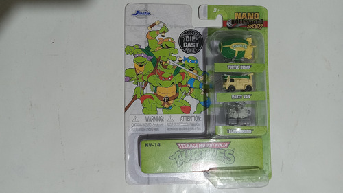 Jada Teenage Mutant Ninja Turtles 3 Tortugas Ninja Nano Gris (Usado)
