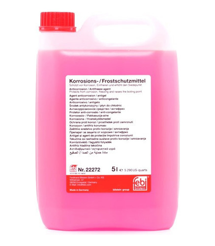 Refrigerante Febibilstein Rojo G12 G11 Azul Full Concentrado