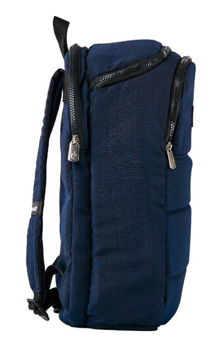 Una Re Mochila Matera Afa - Soft Blue Color Azul Diseño de la tela Liso