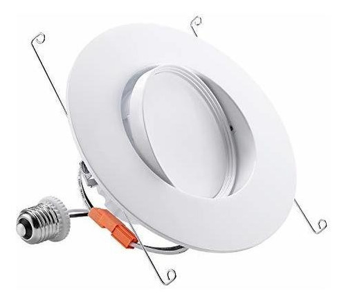 1 Empaque De 4 Luces Led Ajustables De Cardán De 10 W Con Fo