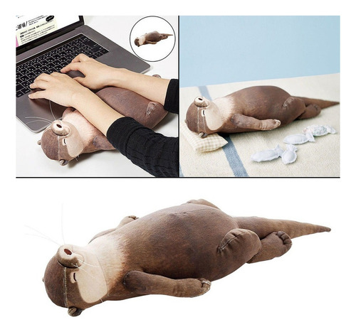 . Lindo Peluche De Nutria De 15,7 Pulgadas For Escritorio