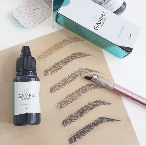 Imagem 2 de 10 de Kit Sobrancelhas Gamma Pigments