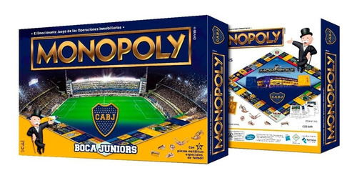 Imagen 7 de 10 de Monopoly Boca Juniors Juego De Mesa Original Toyco Hasbro
