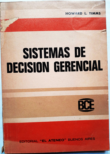 Sistemas De Decision Gerencial - Primera Impresion 1978