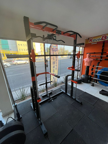 Aparato Smith Con Polea Alta Y Baja Multifuncional Gym
