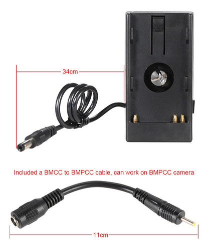 Fonte De Placa Adaptadora Bp-u60/u30 Para Sony Bmpcc Para Câ
