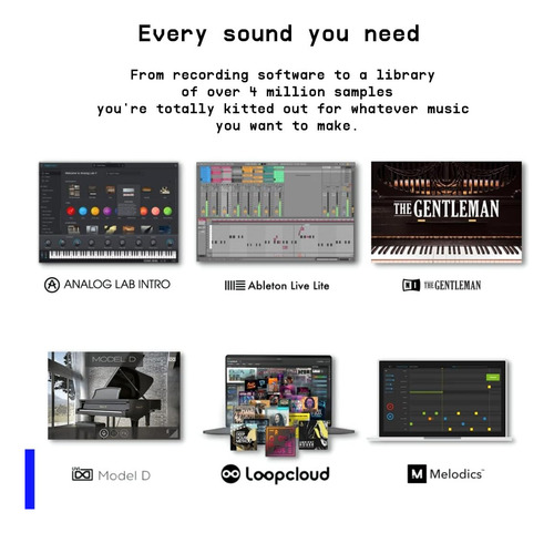 Controlador Midi Arturia Minilab 3 25 Teclas Com Software -