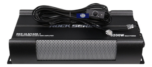 Amplificador Rock Series Clase D Ultumate Rks-1600.1 Potente Color Negro