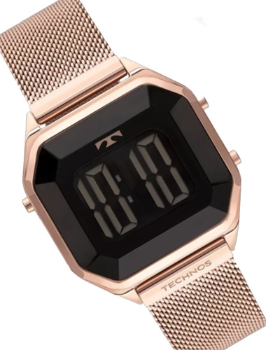 Relógio Technos Feminino Digital Rosé Bj3851ak/4p