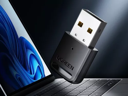 UGREEN USB Adaptador Bluetooth 5.3, Adaptador USB Bluetooth 5.3 para PC,  Dongle Bluetooth Inalámbrico, Plug y Play Windows 11/10/8.1 Auricular Ratón  Teclado Mandos de Juego（No Compatible con Auto） : :  Electrónicos