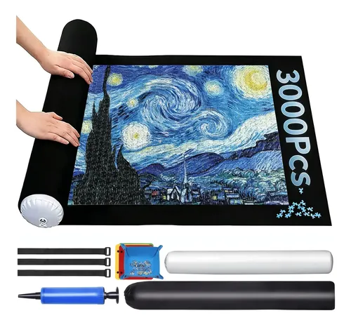 Porta Puzzle Tapete Enrolável Suporte 500-3000 Peças Quebra-cabeça