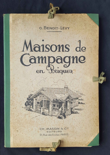 Maison De Campagne En Briques. G. Benoit-lévy. 7pl 1634