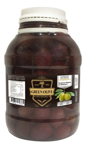 Imagen 1 de 4 de Aceitunas Negras 0000 Premium X2kg