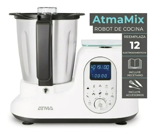 Robot De Cocina Atma Atmamix Rc2020wn 12prog 10vel 