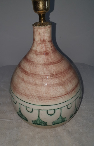 Base Para Abajur Em Porcelana (Usado)