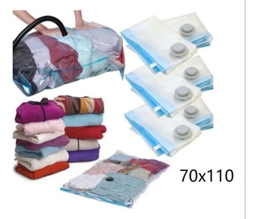 Imagen 5 de 5 de Pack 10 Bolsa Comprimir Al Vacío 70x110cm / Ofertas Claras