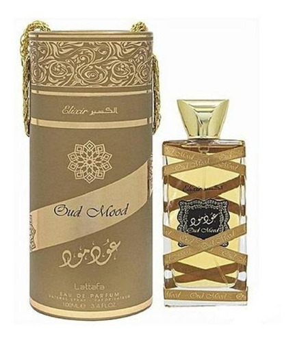 Perfume árabe Oud Mood Elexir Edp Lattafa, 100 ml