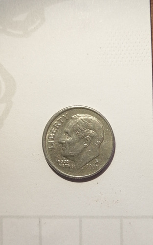 Moneda De Diez Cent De Dólar Dime Roosevelt 2000 P
