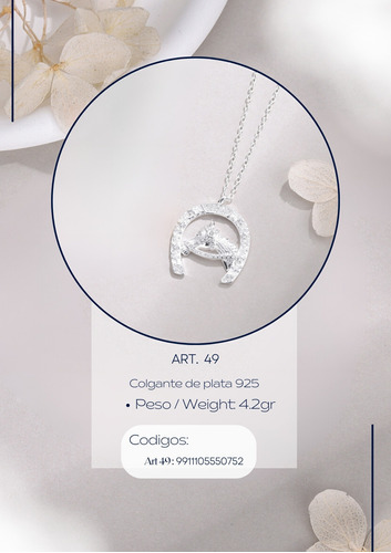 Colgante Plata 925 Art. 49 / 62 / 64 Madoc Jewerly