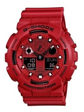 Relógio Masculino Anadigi G-shock Ga-100c-4adru