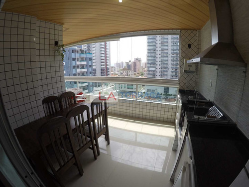Ref. 13589 - Apto Semi Mobiliado - Vista Mar - Ocian - Financia - V13589