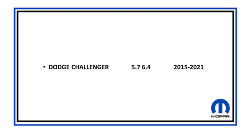 Ducto Admision Aire Frio Faro Challenger 5.7 6.4 2015-2021