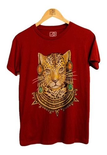 Playera Hombre Jaguar (unisex) 100% Algodón Peinado