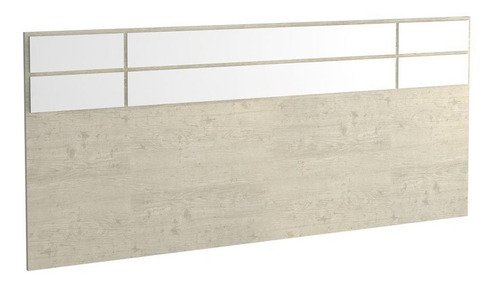 Cabeceira Casal 100% Mdf 2299 Marfim Areia/branco Cor Bege