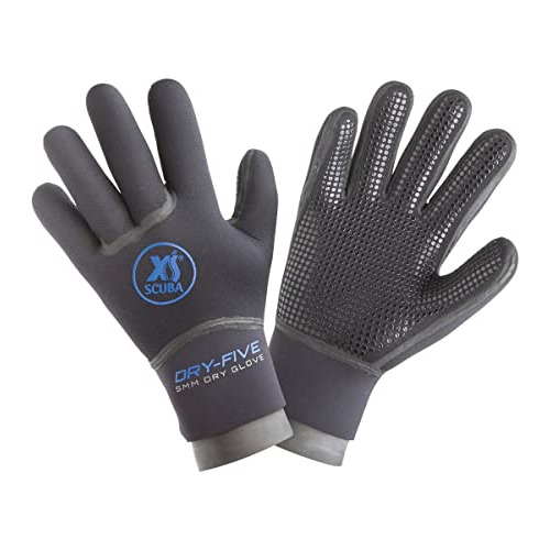 Xs Scuba Cinco Guantes Secos - X-large