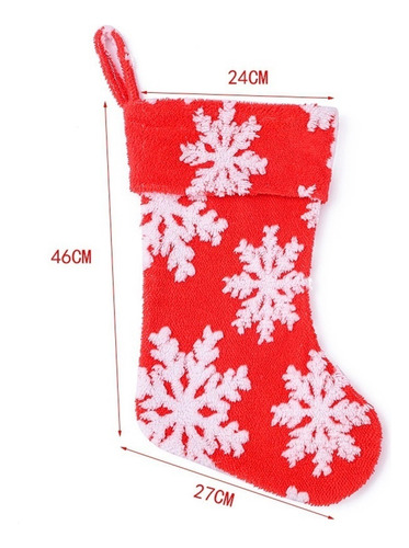 Dsv Bolsa Regalo Caramelos Copo Nieve Medias Navideñas