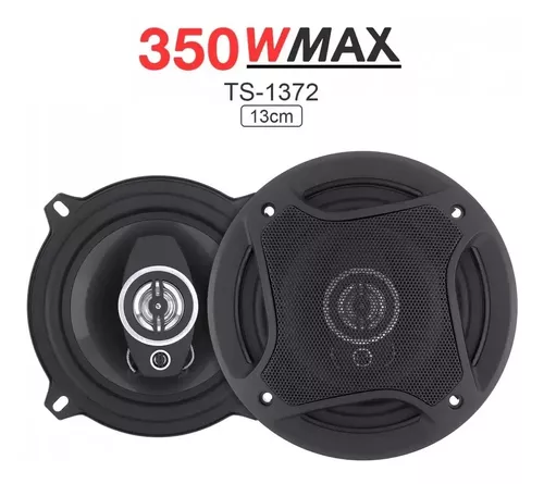 2 X Altavoces De Coche Ts 1372 13 Cm (5´´) Coaxial 2 Vías 300w(rms