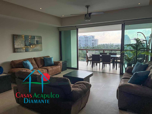 Cad La Isla Java F6. En Condominio De Playa. Terraza Con Vista A Las Albercas