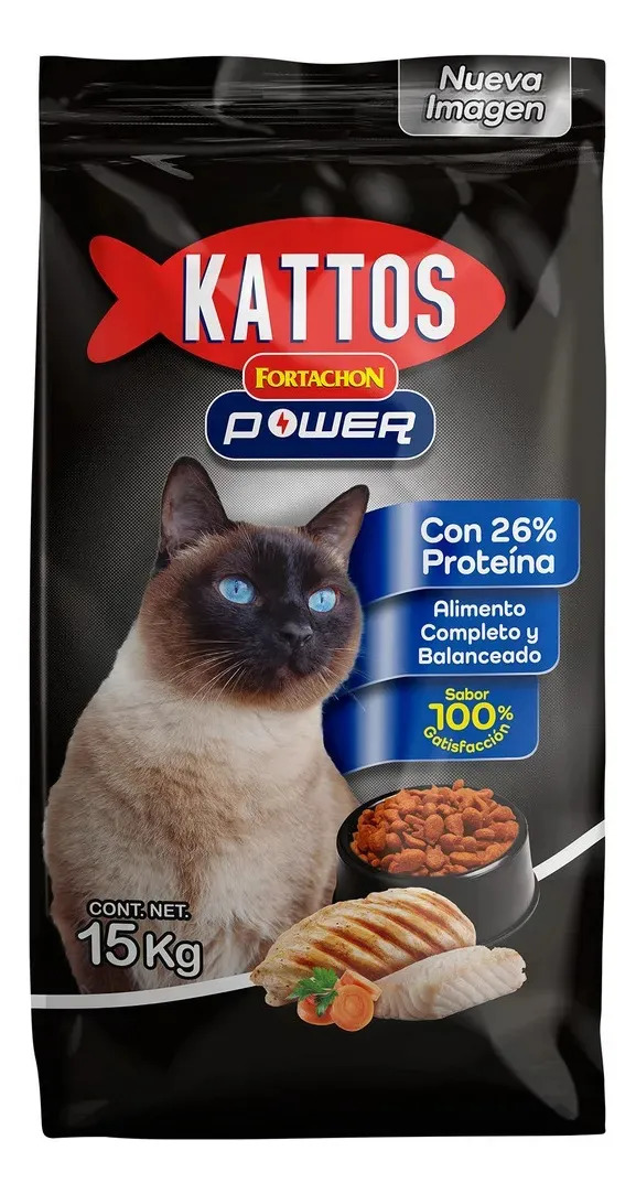 Croquetas para Gato Adulto - Kattos - Costal de 15 kg