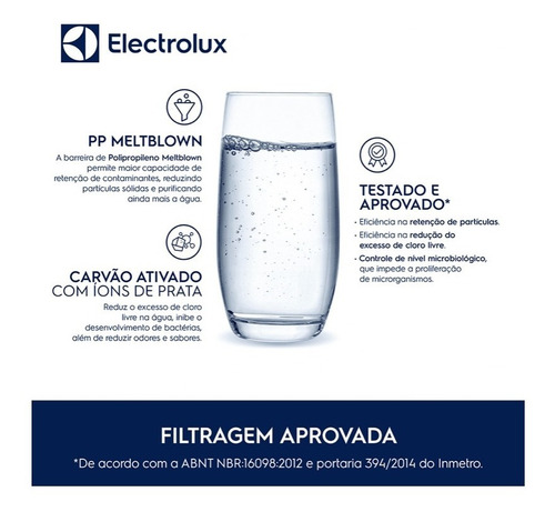 Imagem 5 de 7 de Refil Pe10b & Pe10x Purificador De Água -original Electrolux
