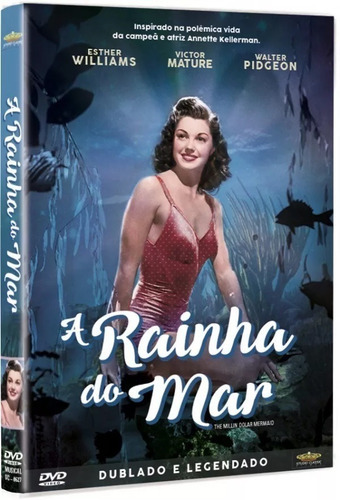 A Rainha Do Mar - Dvd - Esther Williams - Victor Mature
