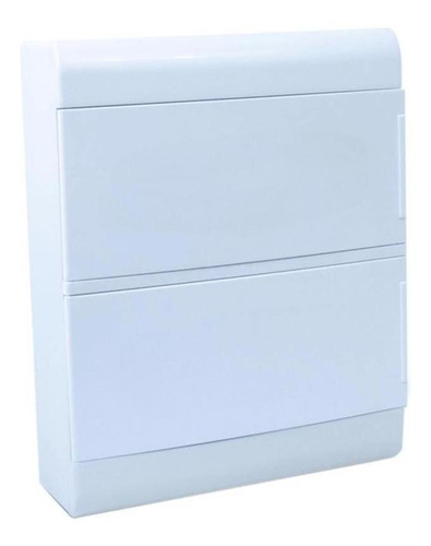Quadro Distribuicao Sobrepor 24 Disjuntor Branco Steck