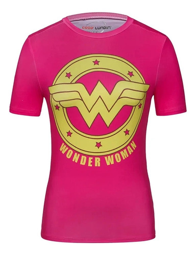 Wonder Woman - Mujer Maravilla Playera Licra Corta 02
