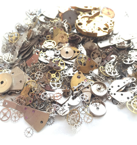 50g Lot Vintage Steampunk Reloj Old Parts Gears Ruedas Steam