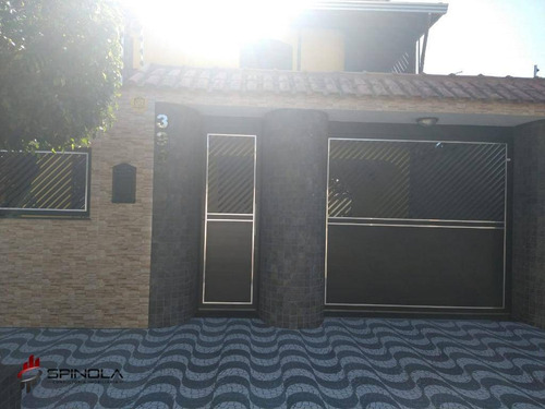 Imagem 2 de 30 de Sobrado Com 4 Dormitórios À Venda, 213 M² Por R$ 880.000,00 - Vila Tupi - Praia Grande/sp - So0079