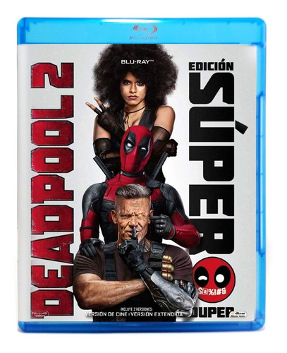 Deadpool 2 Dos Ryan Reynolds Edicion Super Blu-ray + Bonus