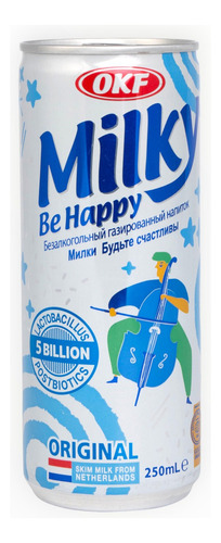 Refresco Coreano Milky, Sabor Original, Okf, 250 Ml