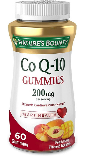 Coq-10 200 Mg Gummies Nature's Bounty 60 Gomitas