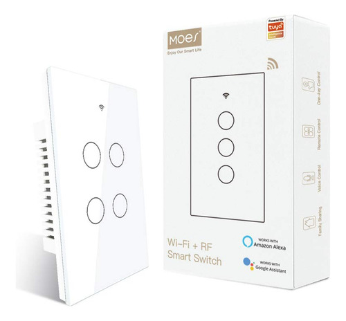 Touch Wall Single Live Wire Smart Switch, No Neutral Wi...