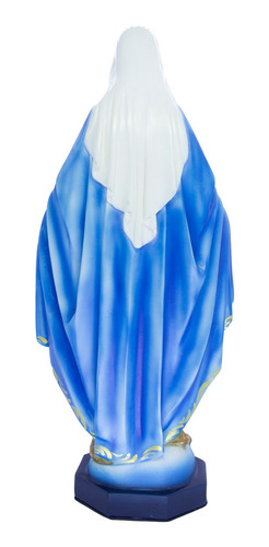 Imagem 10 de 10 de Escultura Imagem Nossa Senhora Das Graças - Colorida 30cm