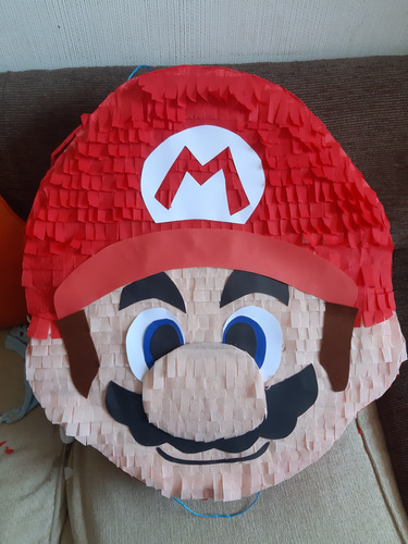 Piñata Cara Mario Bros