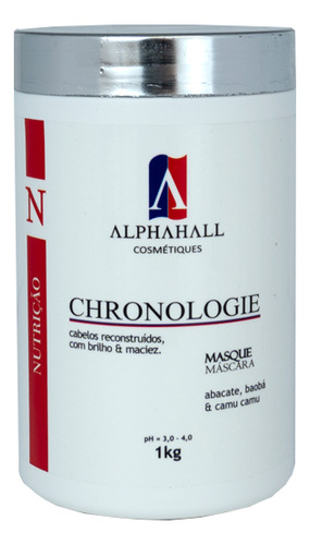 Máscara Capilar De Nutrição Cronograma Para Ressecamento 1kg