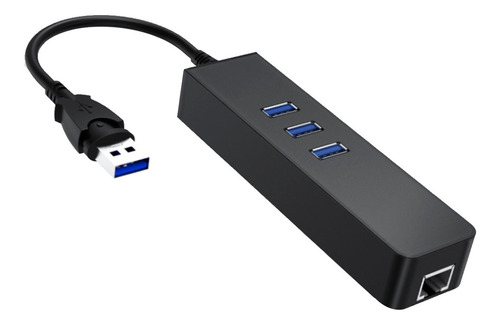 Hub Usb 3.0 A 3 Puertos 3.0 + Ethernet - Hub Para Pc