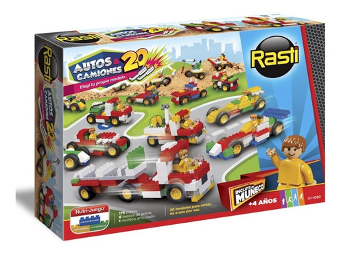 Rasti Bloques 01-1080 Autos Y Camiones 175pcs My Toys