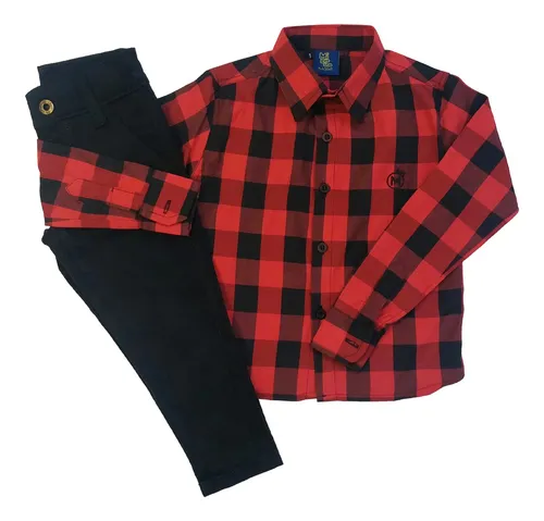 Camisa xadrez para bebe de 6 meses 2025
